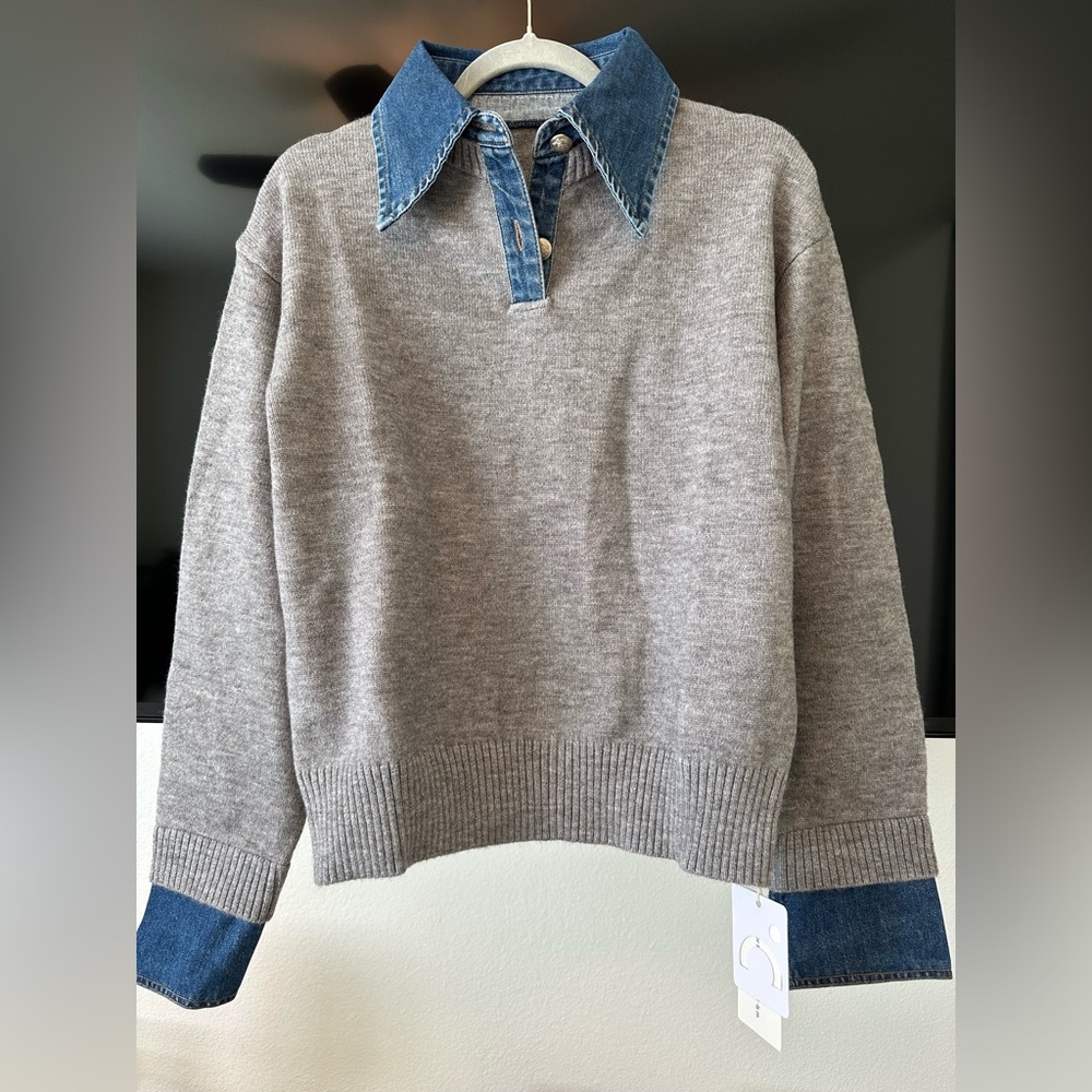 NWT Women’s Commense ‘2 in 1’ Preppy Knit Sweater for sale (Size S)!